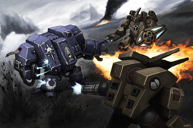 40k_Dreadnought_fight___final_by_thevampiredio