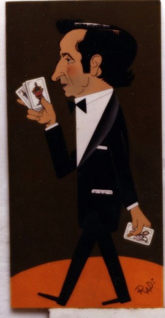Caricatura del Mago Gaditano Len Camacho