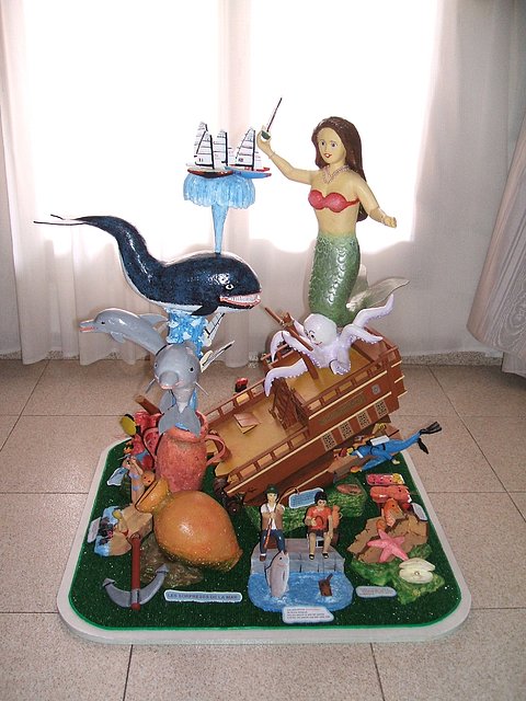 maqueta de falla el mar