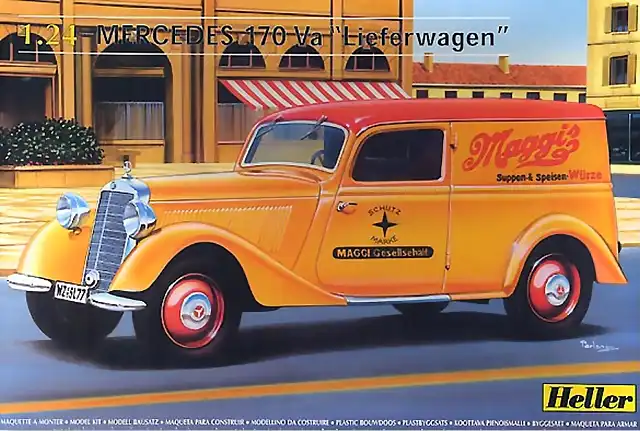 Heller Mercedes 170 Va Lieferwagen