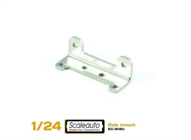 Scaleauto SC-8141C Soporte para Regulacin Eje Trasero. Acero 1,2mm.