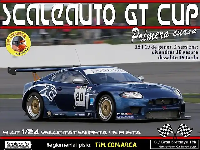 Cartell Scaleauto GT - Cursa 1