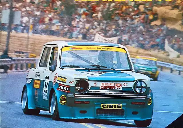 Genito Ortiz ( Simca Rallye 1000 S ), Alca?iz 1975.