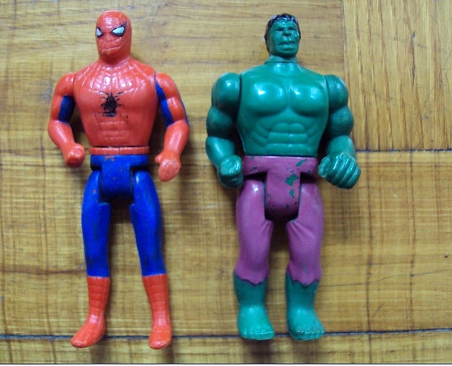 Hulk y Spiderman