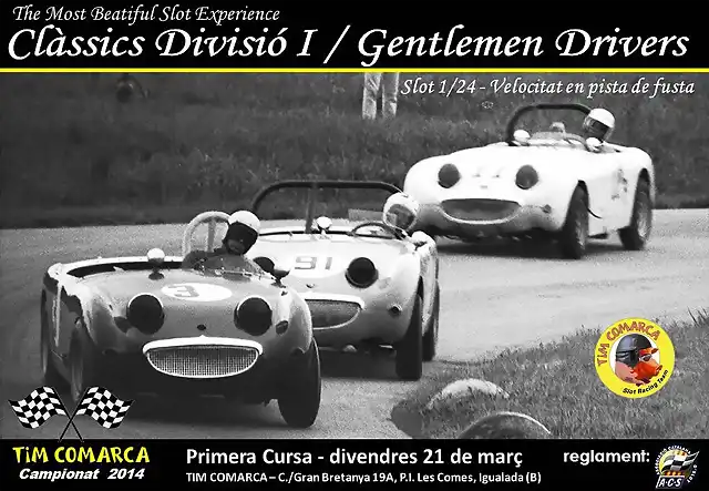 Cartell Divisi I - Cursa 1