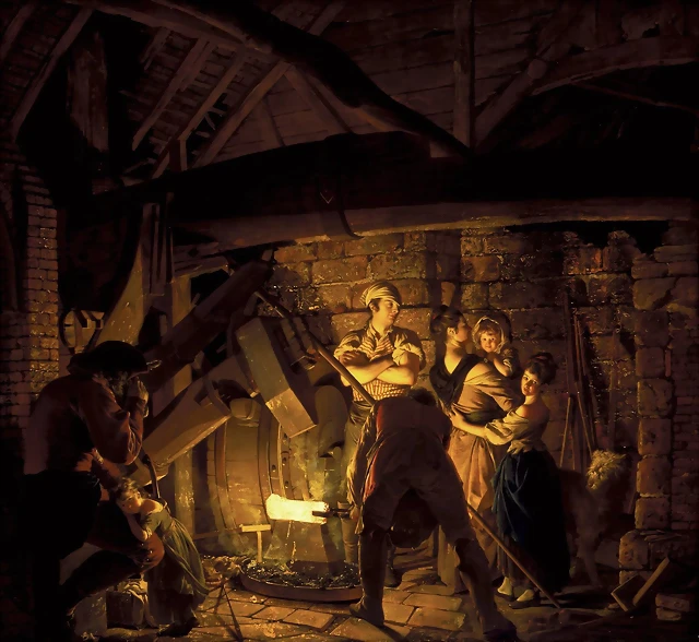 1 Joseph Wright of Derby - An Iron Forge 1772 1 Joseph Wright of Derby - An Iron Forge 1772