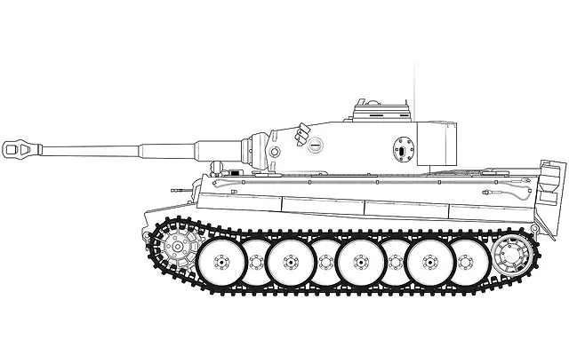 a1354_tiger-i-_early-version_line-art