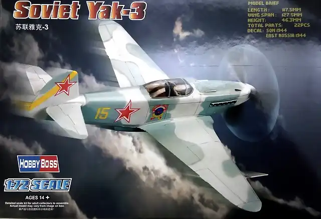 Hobby Boss- Yak-3 - 1-72