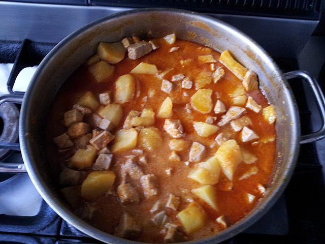 Guiso de atn con patatas