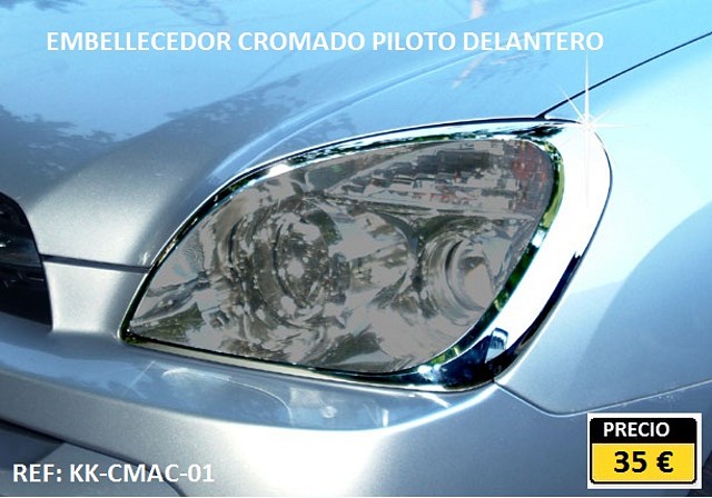 embellecedor cromado piloto delantero.KK-CMAC-01.Hi-motors