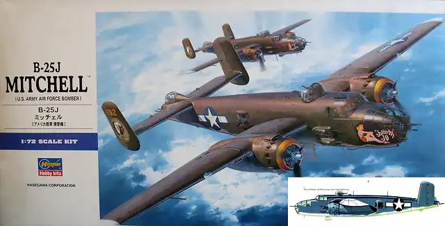 Hasegawa - B-25J Mitchell - 1-72