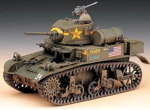 Academia-1-35-Escala-13269-M3A1-Stuart-Tanque-Ligero-Kit-Modelo-de-Pl-stico-del-Env