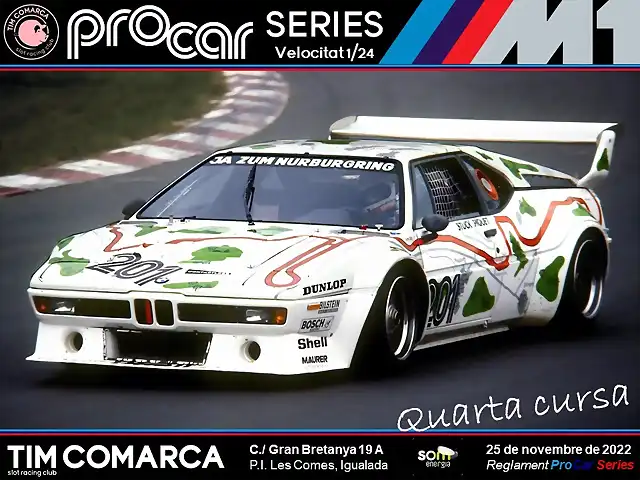 Cartell ProCar Series - cursa 4