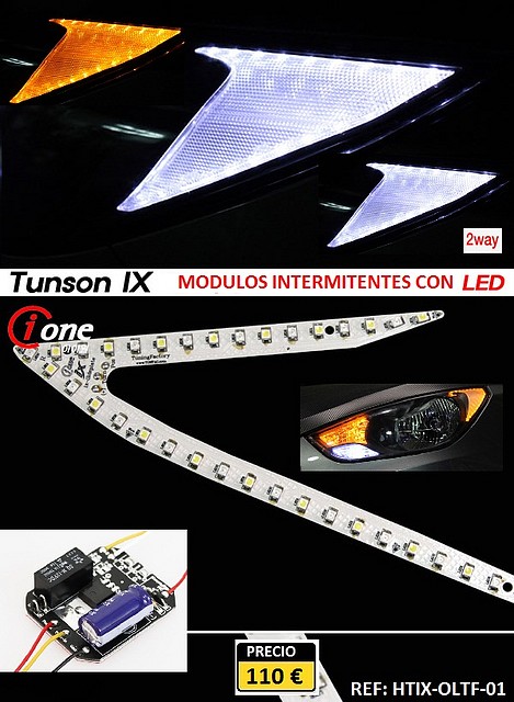 modulo intermitente delantero reflector con led.HTIX-OLTF-01.Hi-motors