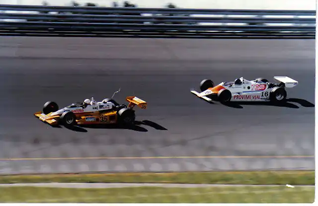 Bob Lazier and Tony Bettenhausen Michigan 1981