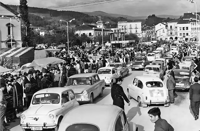 feria de Vegadeo en Asturias en 1969