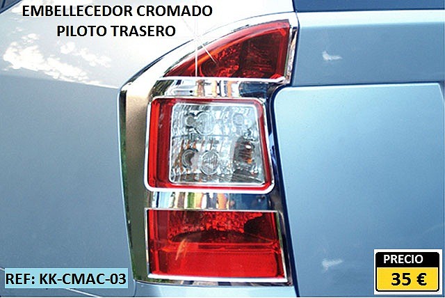 embellecedor cromado piloto trasero.KK-CMAC-03.Hi-motors