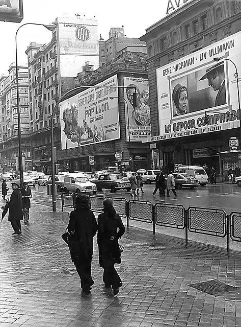 Madrid Gran Via cine avenida 1975