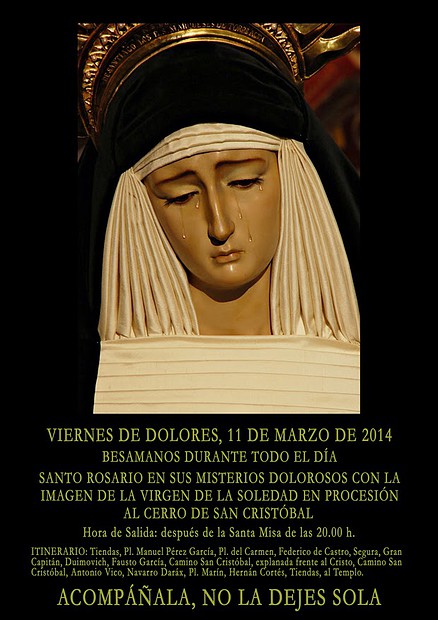 Santo Rosario 2014 con itinerario