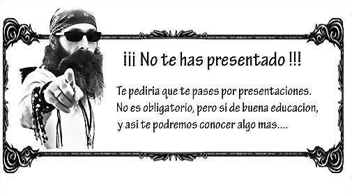 no te has presentado