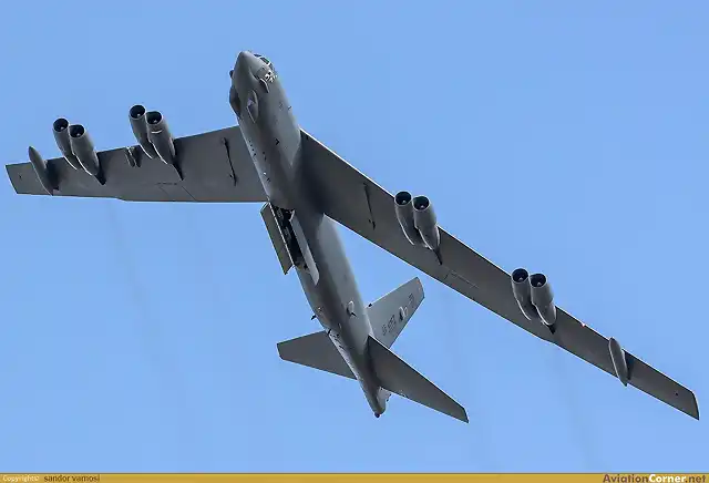 Boeing B-52H Stratofortess de la USAF. Septiembre 2012