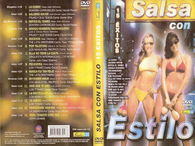 Salsa Con Estilo - Caratula DVD