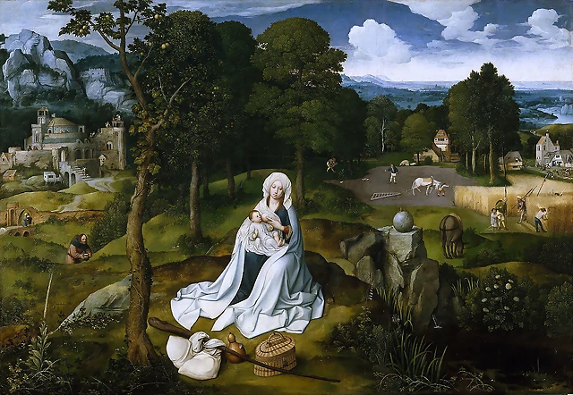 Joachim_Patinir_-_Rest_during_the_Flight_to_Egypt,_Museo_del_Prado