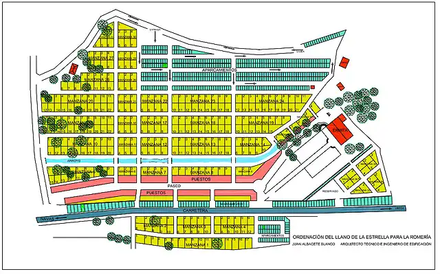 PLANO DE PARCELACI?N DEL LLANO