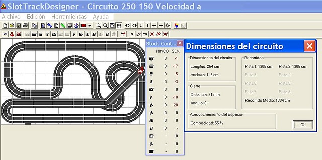 Circuito 250 150 Velocidad a