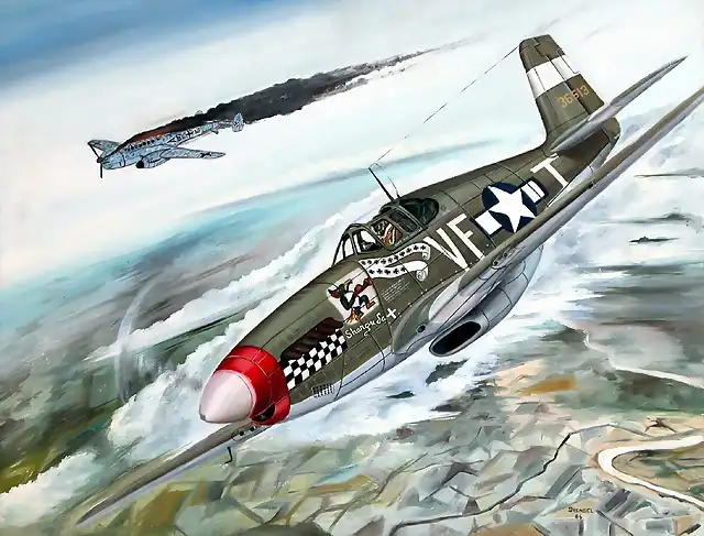 P-51C Don Gentile vs Bf.110