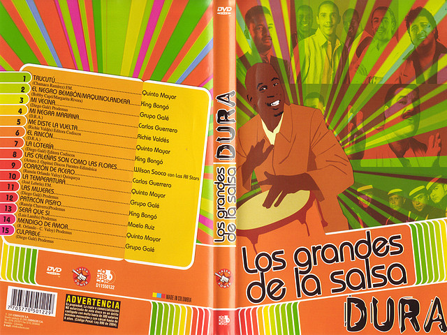 Los Grandes De La Salsa Dura - Caratula DVD