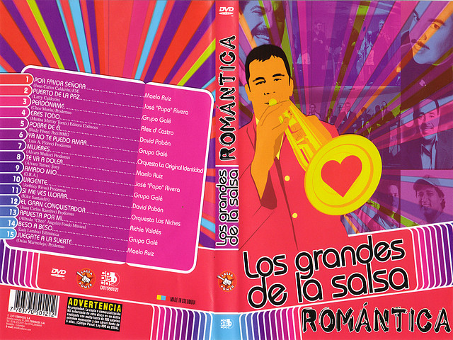 Los Grandes De La Salsa Romantica - Caratula DVd