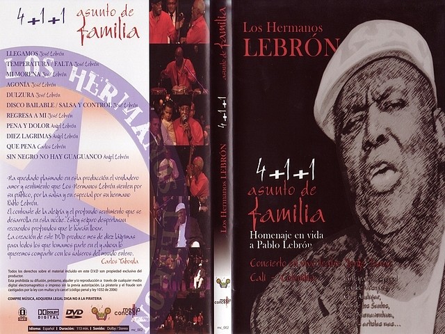 Los Hermanos Lebron - 4+1+1 Asunto De Familia - Caratula DVD