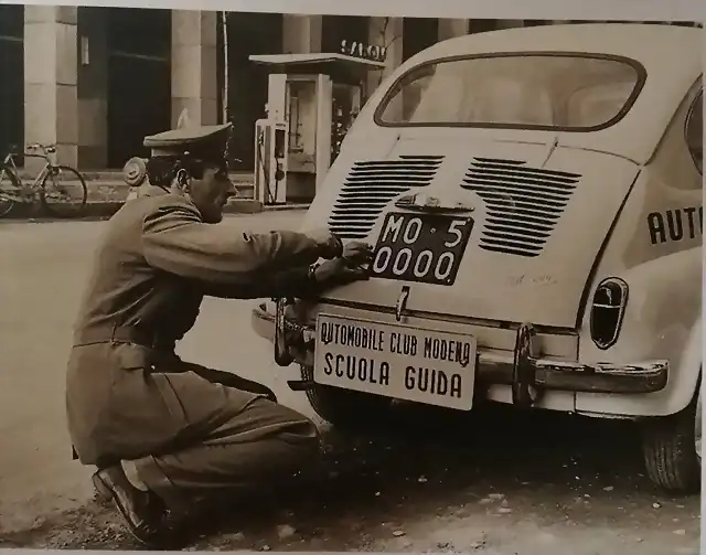 Modena - Fahrschule in der Via Emilia, 1968