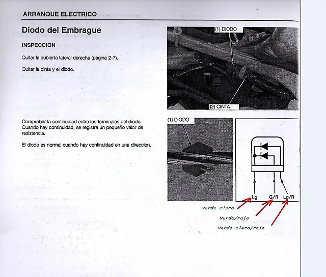 diodo embrague manual diodo embrague manual