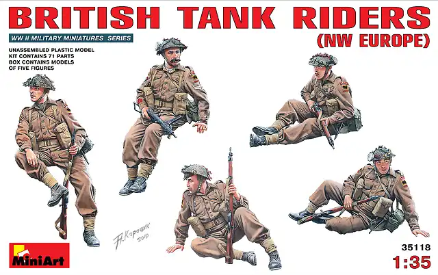 Miniart - British tank riders Europe - 1-35