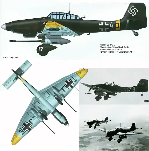 Junkers-Ju-87G2-Stuka-Stab-10.(Pz)SG2-(T6+AD)-white-17-Slovakia-1944-0A