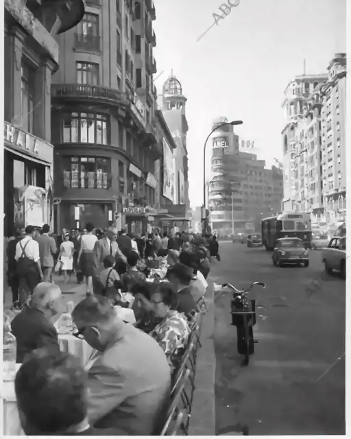 Madrid Gran Via Cafeteria Zahara 1963