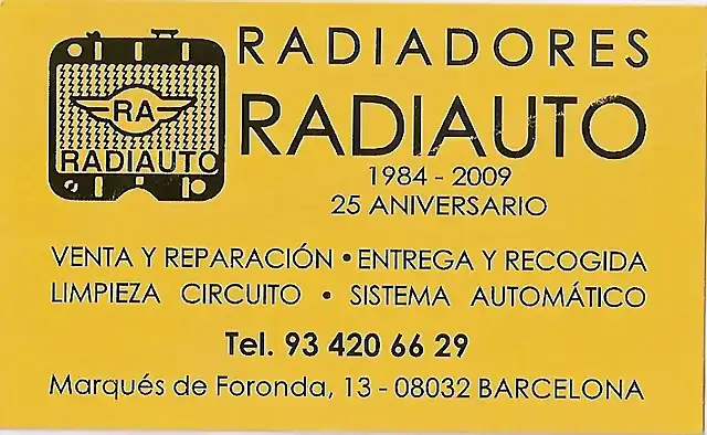 radiadors -radiauto