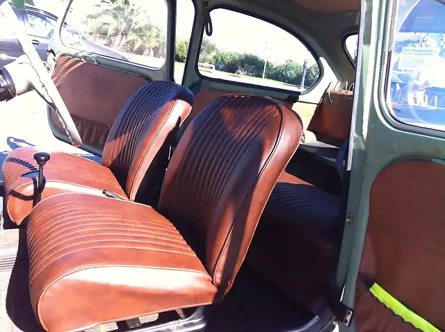 asiento desde la puerta del piloto