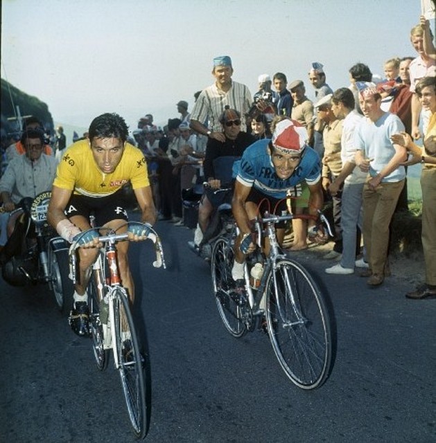 TOUR 1969 ETAPA DEL PUY DE DOME,PIERRE MATIGNON,MERCKX