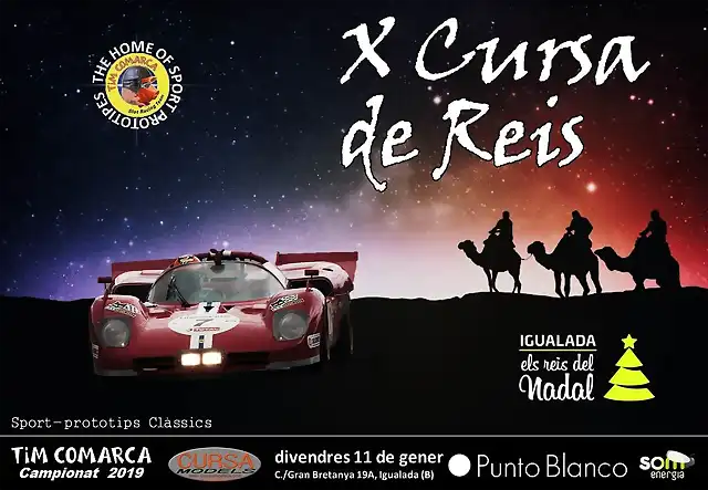 Cartell Sport-prototips - cursa de Reis