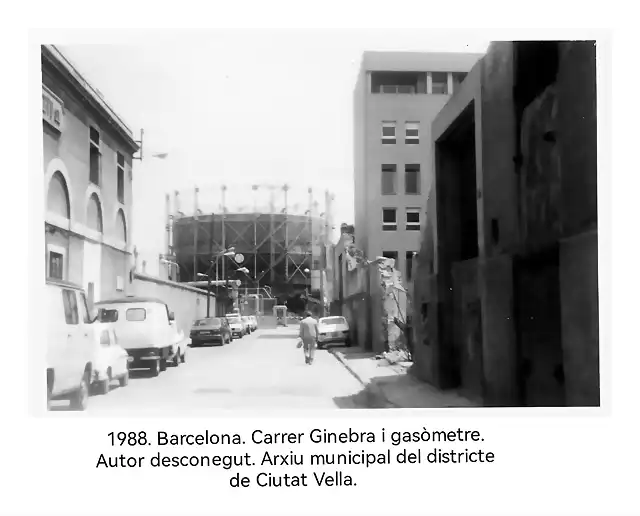 Barcelona c. Ginebra y gas?metre 1988