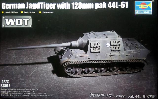 Trumpeter - Sd.Kfz.186 JagdTiger 128mm pak 44L-61 - 1-72