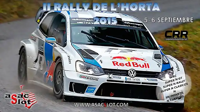 CARTEL II RALLY DE L?HORTA