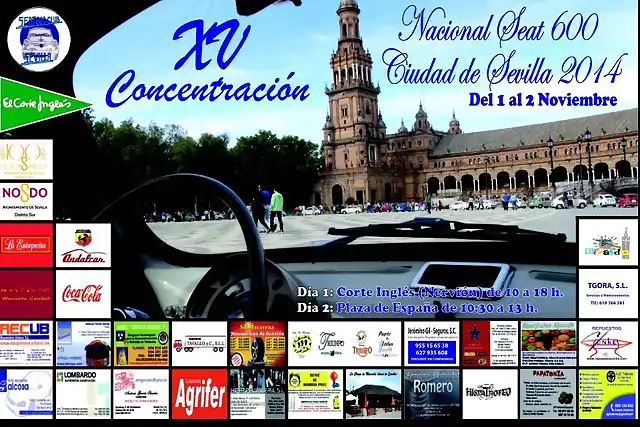 cartel concentracion Nacional Sevilla 2014
