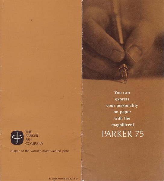 PArker 75 brochure