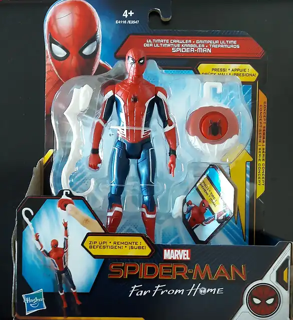 Muñeco Del Hombre Araña Spiderman Hasbro - Excelente Muñeco Spiderman  Hombre Araña Importado. - Articulado: Mueve Brazos y …