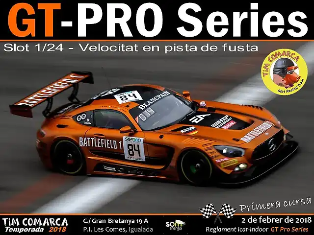 Cartell GT Pro - Cursa 1