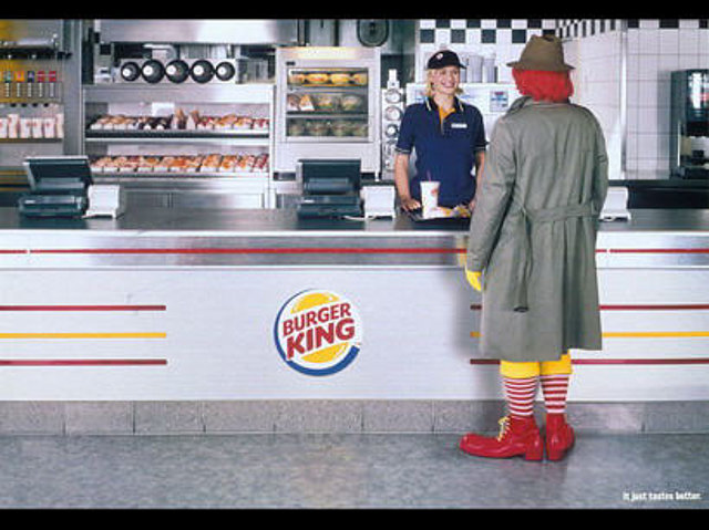Ronald en Burger King